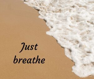 beach, breathe for stress releif